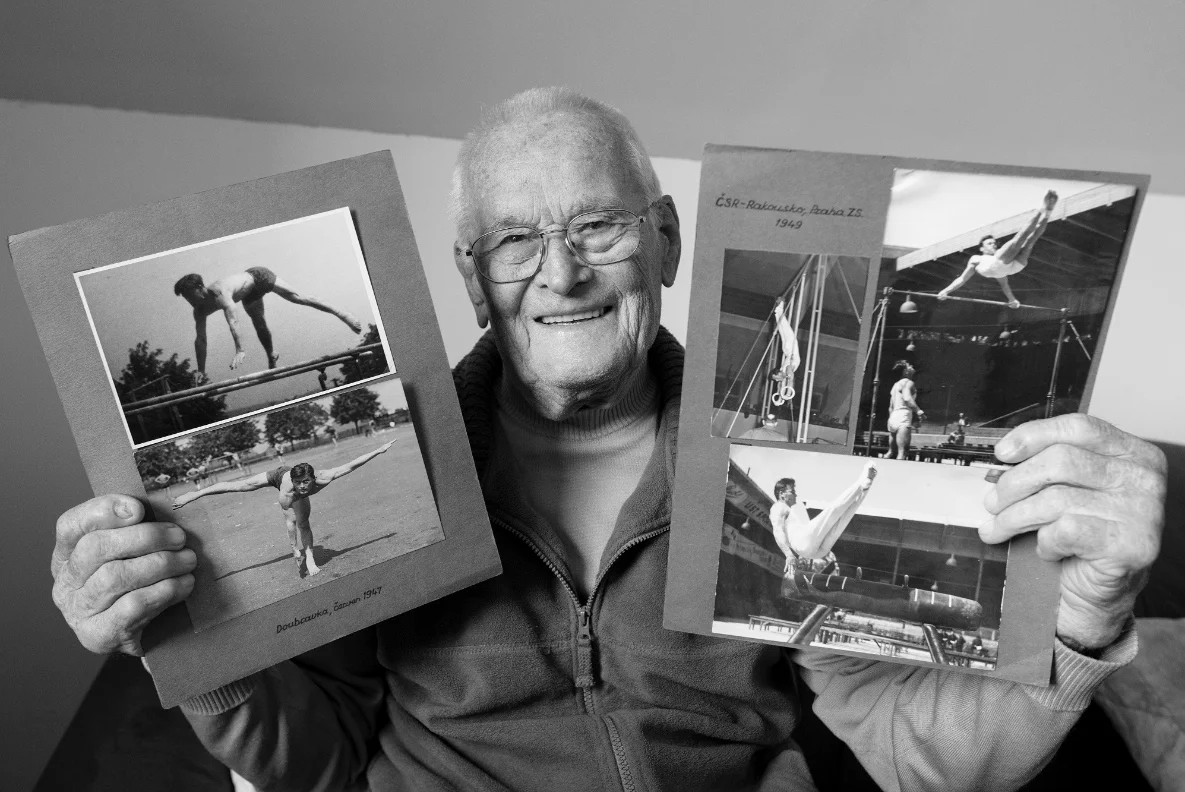 Sportovní nebe pro gymnastu Zdeňka Růžičku. Olympijskému medailistovi bylo 96 let