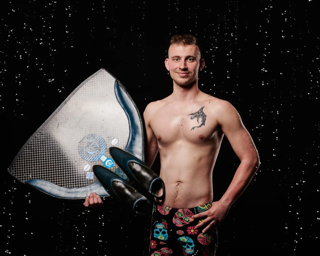 Být rychlý jako delfín! Ploutvový plavec Látal chce jednou závodit na olympiádě