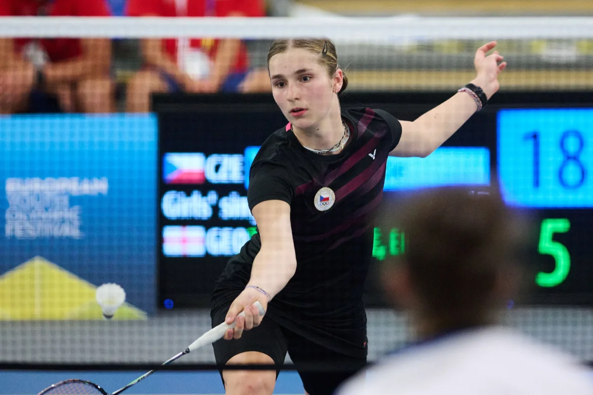 Dvě výhry v jeden den. Badmintonistka Krulová se na olympiádě mládeže rozjela