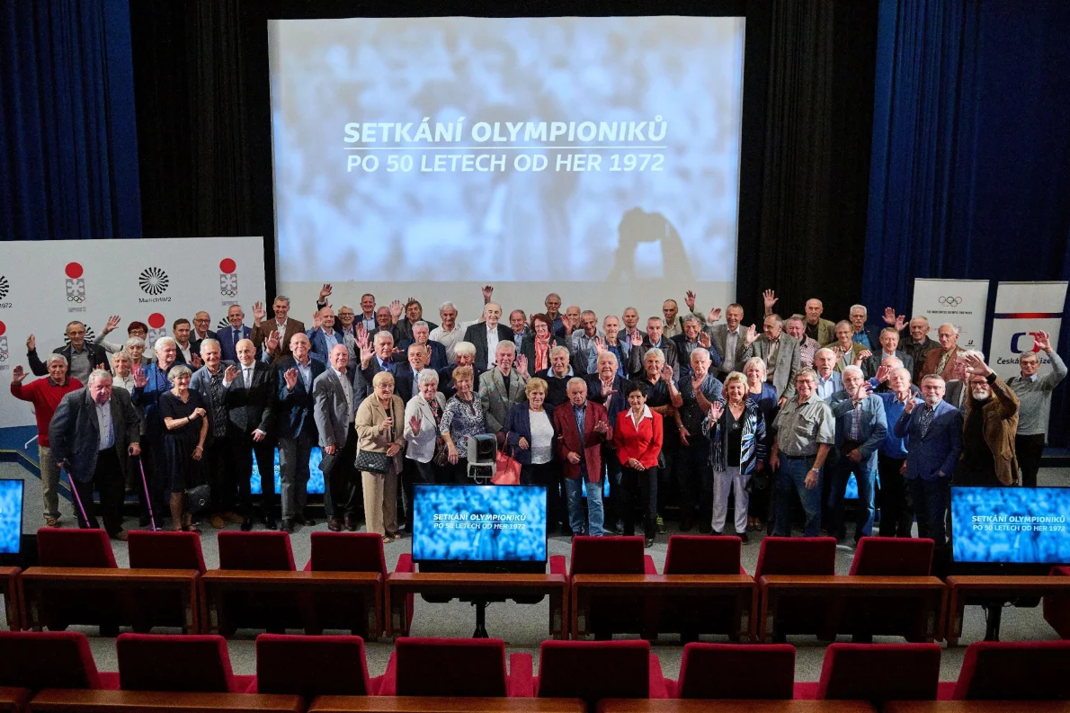 Setkání olympioniků po 50 letech. Dojemné moře vzpomínek na Mnichov a Sapporo
