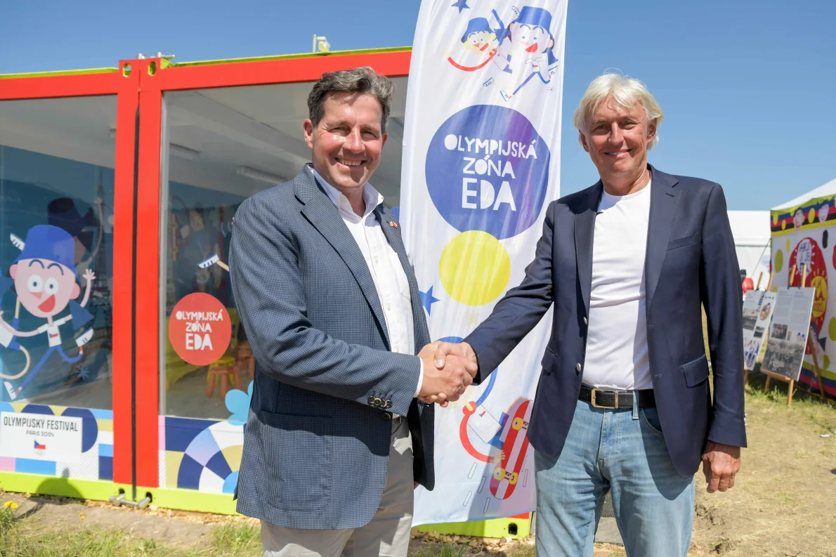S JOHNNY SERVIS až do LA 2028! Společnost prodlužuje spolupráci s Českým olympijským výborem
