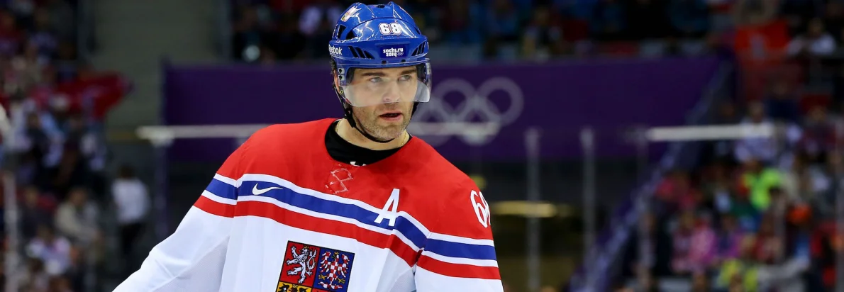 Jágr a olympiáda. Připomeňte si jeho nejpamátnější momenty pod pěti kruhy