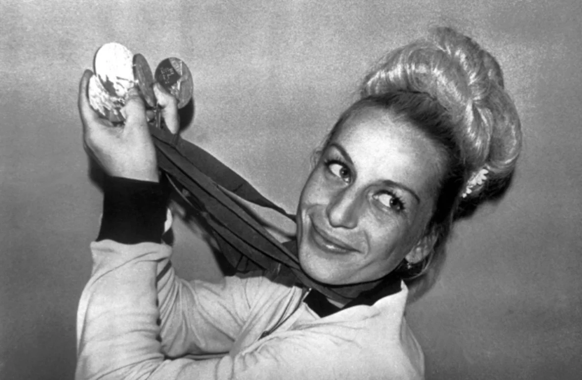 Seven-time Olympic gold medalist, Věra Čáslavská, has died